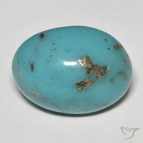 Turchese verde blu da 16,01 ct, taglio ovale da 20,1 x 15 mm dagli Stati Uniti, Photo A