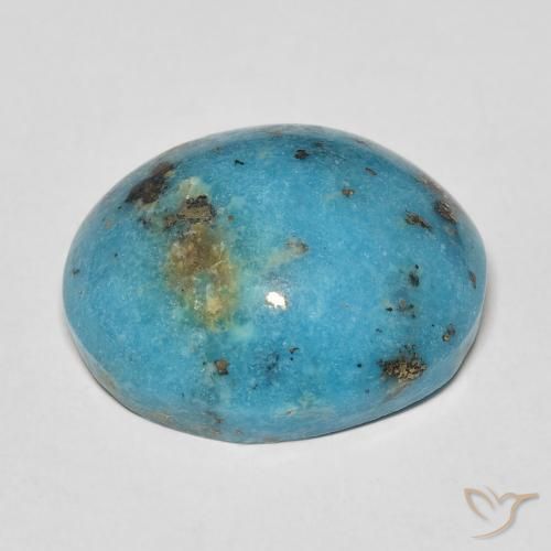 Turquoise Gemstone in 19 x 16.4 mm Size for Sale, Turquoise Stone in Teal Color