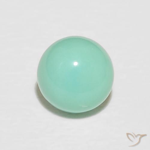 Turchese verde blu da 0,6 ct, taglio rotondo da 5,1 mm dagli Stati Uniti, Photo A