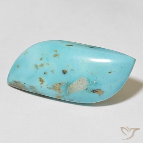 27.11 ct Turquoise Turquoise Stone, Natural Turquoise in Fancy Cabochon Shape for Sale