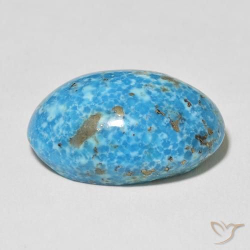 Turquoise Gemstone in 22.4 x 15.5 mm Size for Sale, Turquoise Stone in Teal Color