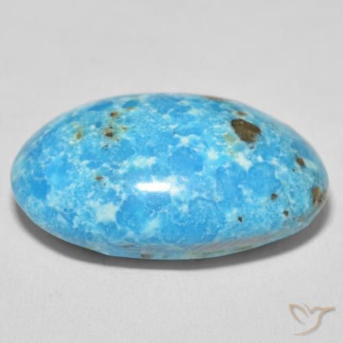 Turquoise Gemstone in 25.4 x 16.9 mm Size for Sale, Turquoise Stone in Greenish Blue Color