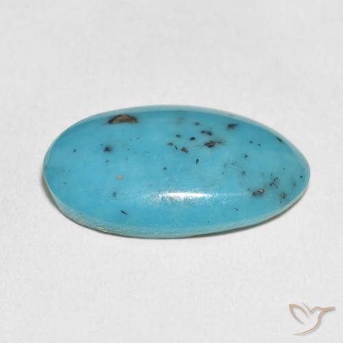 Turquoise Gemstone in 25.5 x 15.1 mm Size for Sale, Turquoise Stone in Medium Teal Color