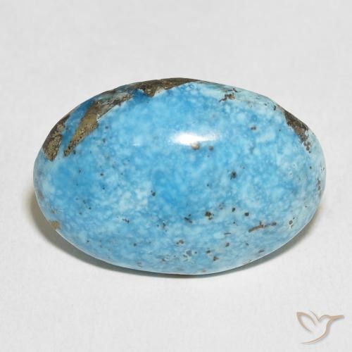 43.52ct Natural Greenish Blue Turquoise, Oval, Opaque