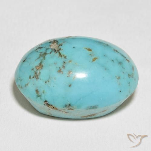 Turquoise Gemstone in 27.9 x 20.7 mm Size for Sale, Turquoise Stone in Bluish Green Color