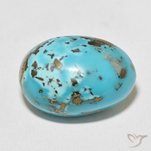 28.58ct Natural Greenish Blue Turquoise, Oval, Opaque