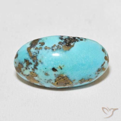 25.11ct Natural Greenish Blue Turquoise, Oval, Opaque