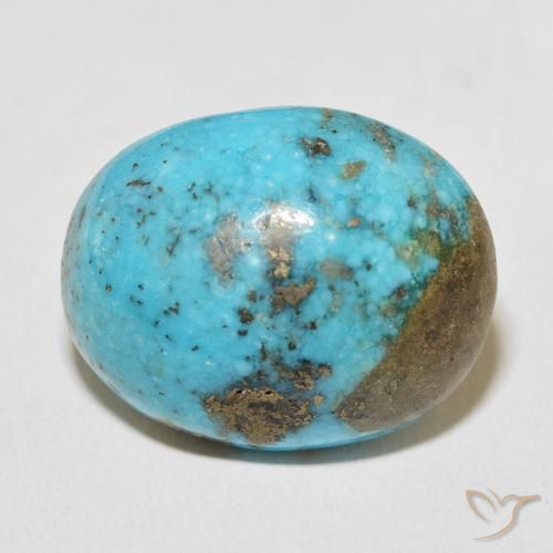 45.72ct Natural Greenish Blue Turquoise, Oval, Opaque