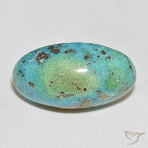 45.91ct Natural Greenish Blue Turquoise, Oval, Opaque