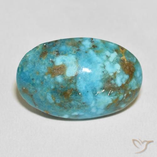 36.21ct Natural Greenish Blue Turquoise, Oval, Opaque