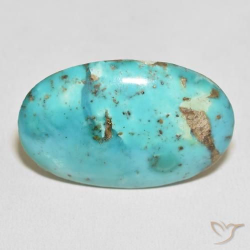 58.82ct Natural Bluish Green Turquoise, Oval, Opaque