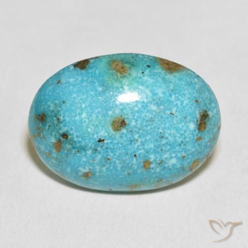 27.71ct Natural Blue Green Turquoise, Oval, Opaque