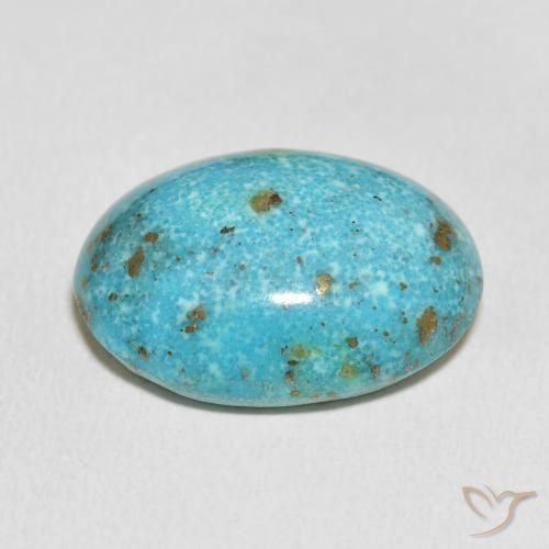 Turquoise Gemstone in 24 x 17.6 mm Size for Sale, Turquoise Stone in Blue Green Color