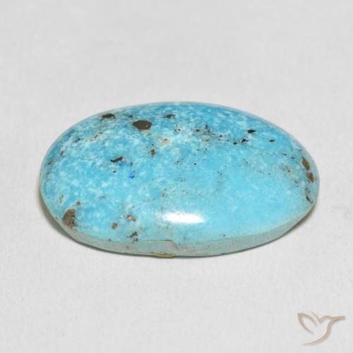 Turquoise Gemstone in 27.2 x 17.9 mm Size for Sale, Turquoise Stone in Greenish Blue Color