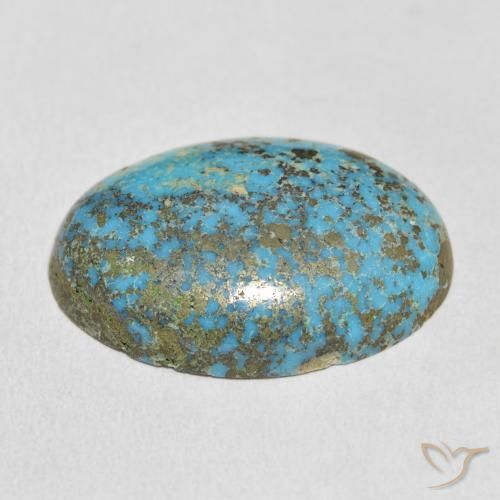 Turquoise Gemstone in 27 x 20 mm (calibrated) Size for Sale, Turquoise Stone in Greenish Blue Color