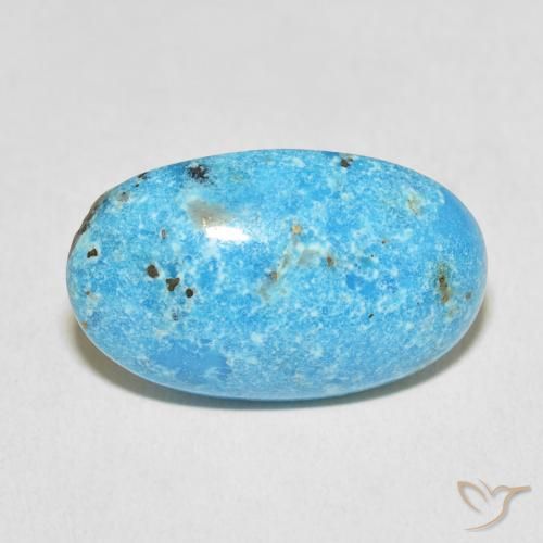 17.65ct Natural Teal Turquoise, Oval, Opaque