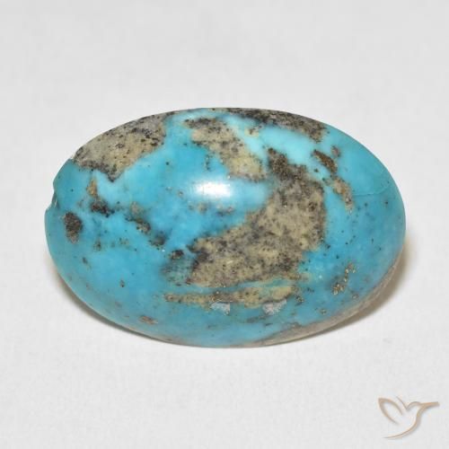 27.39ct Natural Green Blue Turquoise, Oval, Opaque