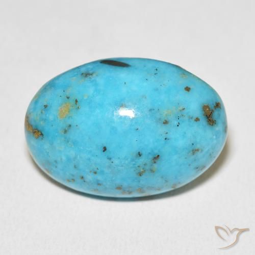 26.64ct Natural Bluish Green Turquoise, Oval, Opaque