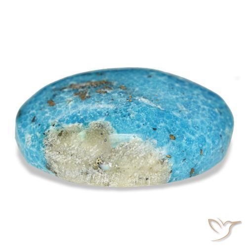 Turquoise Gemstone in 21.8 x 16.8 mm Size for Sale, Turquoise Stone in Greenish Blue Color