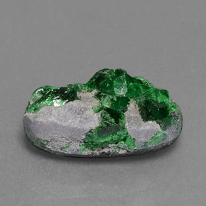 4.02 ct Green Uvarovite Garnet Drusy Stone, Natural Uvarovite Garnet Drusy in Fancy Crystal Cluster Shape for Sale