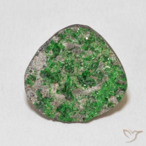 9.44ct Natural Deep Earthy Green Uvarovite Garnet Drusy, Fancy, Opaque