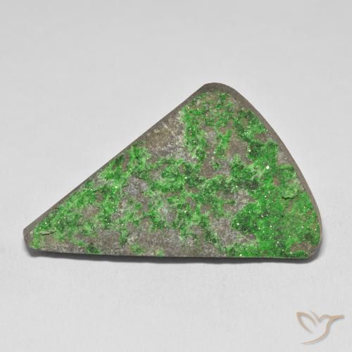 54.05ct Natural Lime Green Uvarovite Garnet Drusy, Fancy, Opaque