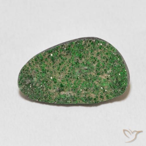 11.62ct Natural Pine Green Uvarovite Garnet Drusy, Fancy, Opaque