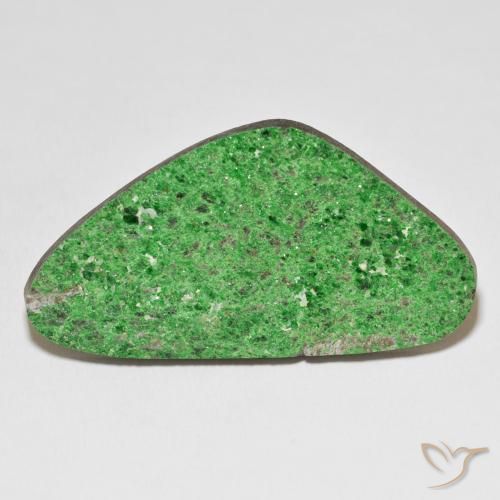 56.13ct Natural Shamrock Green Uvarovite Garnet Drusy, Fancy, Opaque