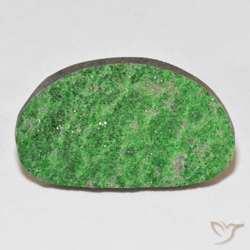 51.56ct Natural Lime Green Uvarovite Garnet Drusy, Fancy, Opaque