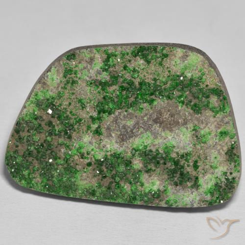78.55ct Natural Pine Green Uvarovite Garnet Drusy, Fancy, Opaque