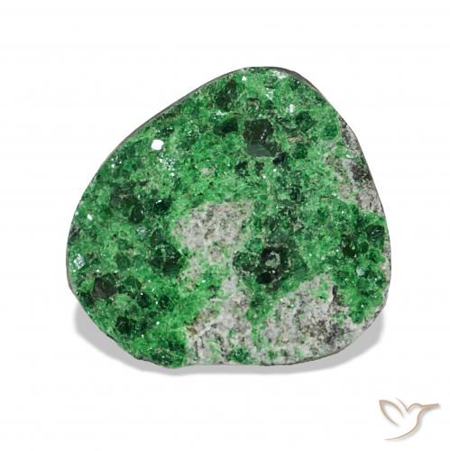 6.25ct Deep Earthy Green Uvarovite Garnet Drusy, Fancy, Opaque