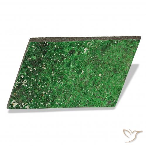 48.90ct Deep Earthy Green Uvarovite Garnet Drusy, Fancy, Opaque