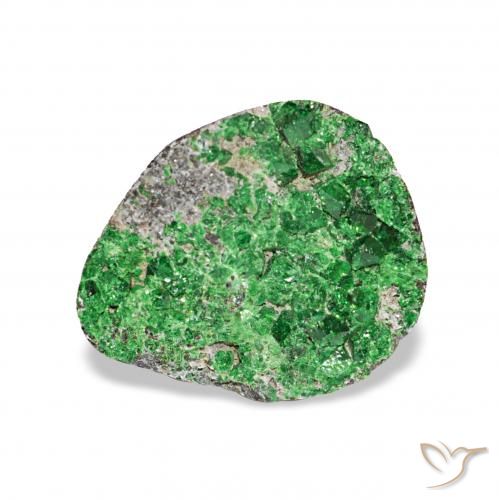 4.87ct Dark Green Uvarovite Garnet Drusy, Fancy, Opaque