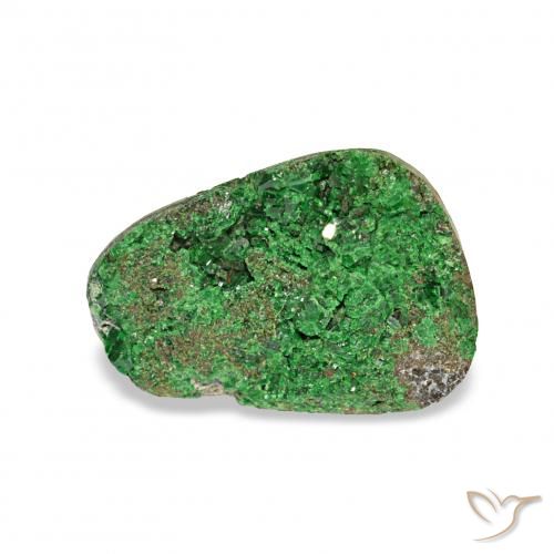 4.97ct Deep Earthy Green Uvarovite Garnet Drusy, Fancy, Opaque