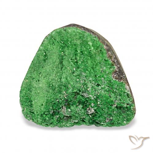 9.00ct Dark Green Uvarovite Garnet Drusy, Fancy, Opaque