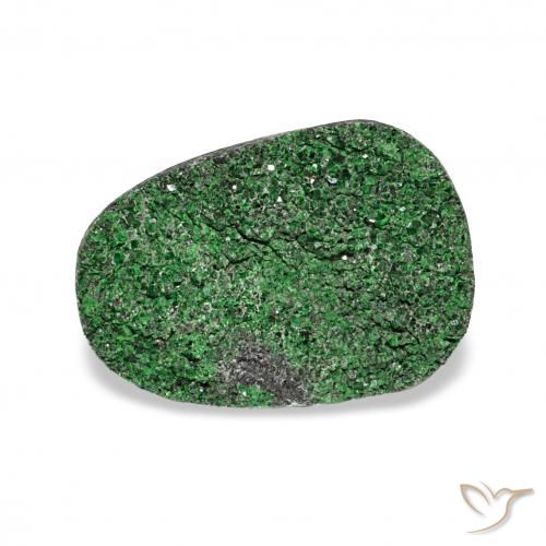 5.96ct Green Uvarovite Garnet Drusy, Fancy, Opaque