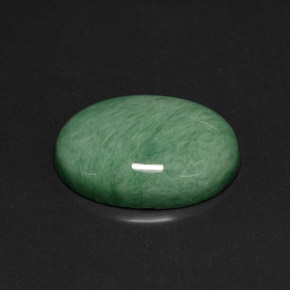 21.14 ct Green Variscite Gemstone, Variscite Gem in Oval Cabochon Shape for Sale.