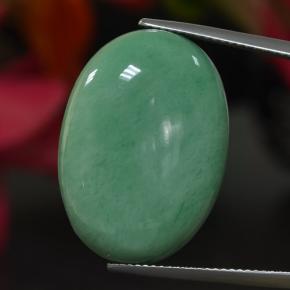 21.61 ct Green Variscite Gemstone, Variscite Gem in Oval Cabochon Shape for Sale.