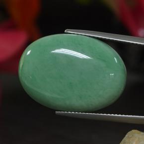 21.61 ct Green Variscite Stone, Natural Variscite in Oval Cabochon Shape for Sale