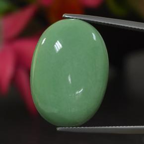 21.86 ct Green Variscite Gemstone, Variscite Gem in Oval Cabochon Shape for Sale.