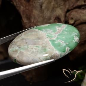 Variscite Gemstone in 35.8 x 28 mm Size for Sale, Variscite Stone in Multicolor Color