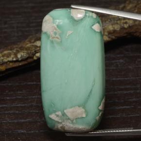 43.3ct Cushion Cabochon Green Variscite for sale thumb image of 43.3ct Cushion Cabochon Green Variscite (ID: 475083)