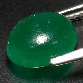 Verdite Gemstone in 10 x 8 mm (calibrated) Size for Sale, Verdite Stone in Green Color