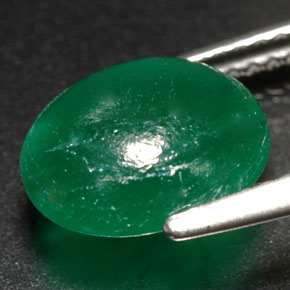 Verdite Gemstone in 10 x 8 mm (calibrated) Size for Sale, Verdite Stone in Green Color