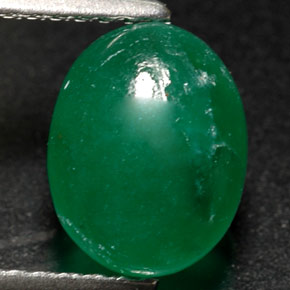 1.91 ct Green Verdite Stone, Natural Verdite in Oval Cabochon Shape for Sale