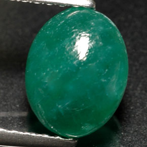 1.98 ct Green Verdite Stone, Natural Verdite in Oval Cabochon Shape for Sale