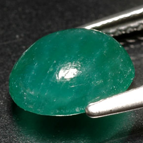 Verdite Gemstone in 9 x 7 mm (calibrated) Size for Sale, Verdite Stone in Green Color