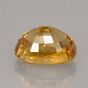 Zircon Gemstone in 9 x 7 mm (calibrated) Size for Sale, Zircon Stone in Yellow Golden Color
