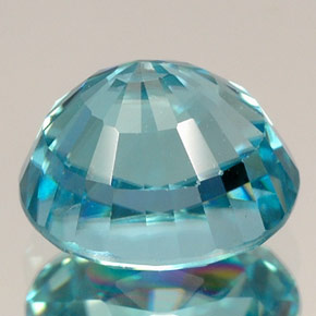 Zircon Gemstone in 8.2 x 6.9 mm Size for Sale, Zircon Stone in Blue Color