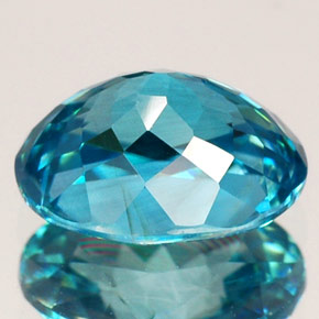 Zircon Gemstone in 8.4 x 6.3 mm Size for Sale, Zircon Stone in Blue Color